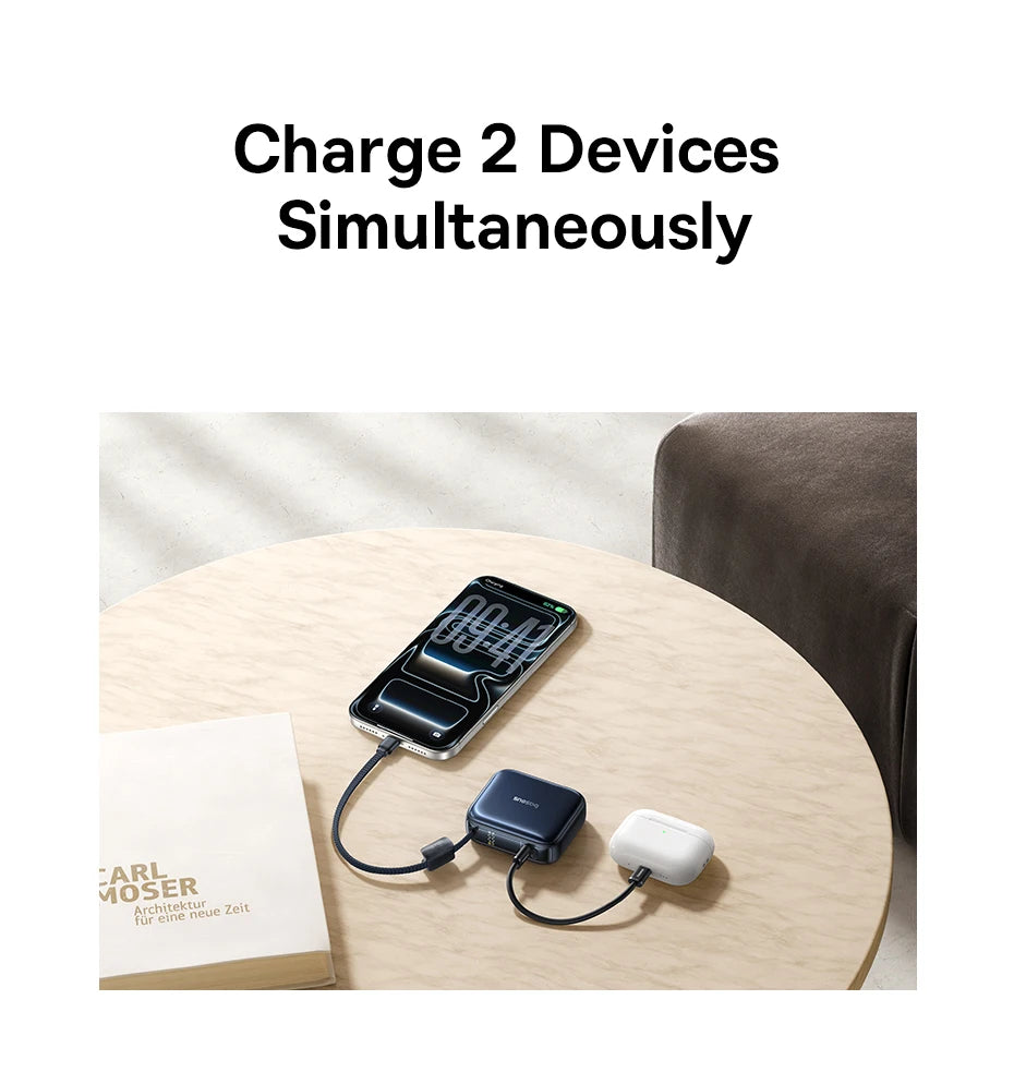 Baseus 45W Power Bank 10000mAh USB-C - Szybkie ładowanie