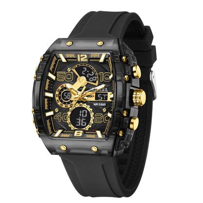 Smartwatch SMAEL 8109 – Dual Display, LED, Wodoszczelny 5ATM, Stoper i Alarm