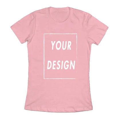UE Size Custom Team T-shirt for Women, Add Your Own Design in Front and Back, Print and Text, High-quality T-shirt for Men
