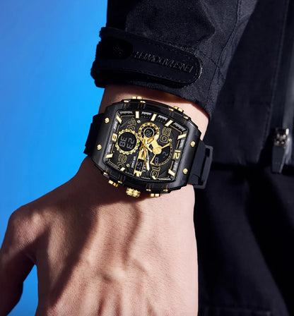 Smartwatch SMAEL 8109 – Dual Display, LED, Wodoszczelny 5ATM, Stoper i Alarm