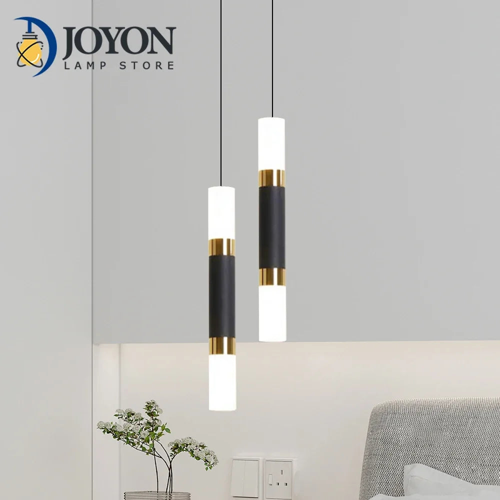 Lampa wisząca LED 6W dwukierunkowa góra-dół | aluminium | salon kuchnia bar