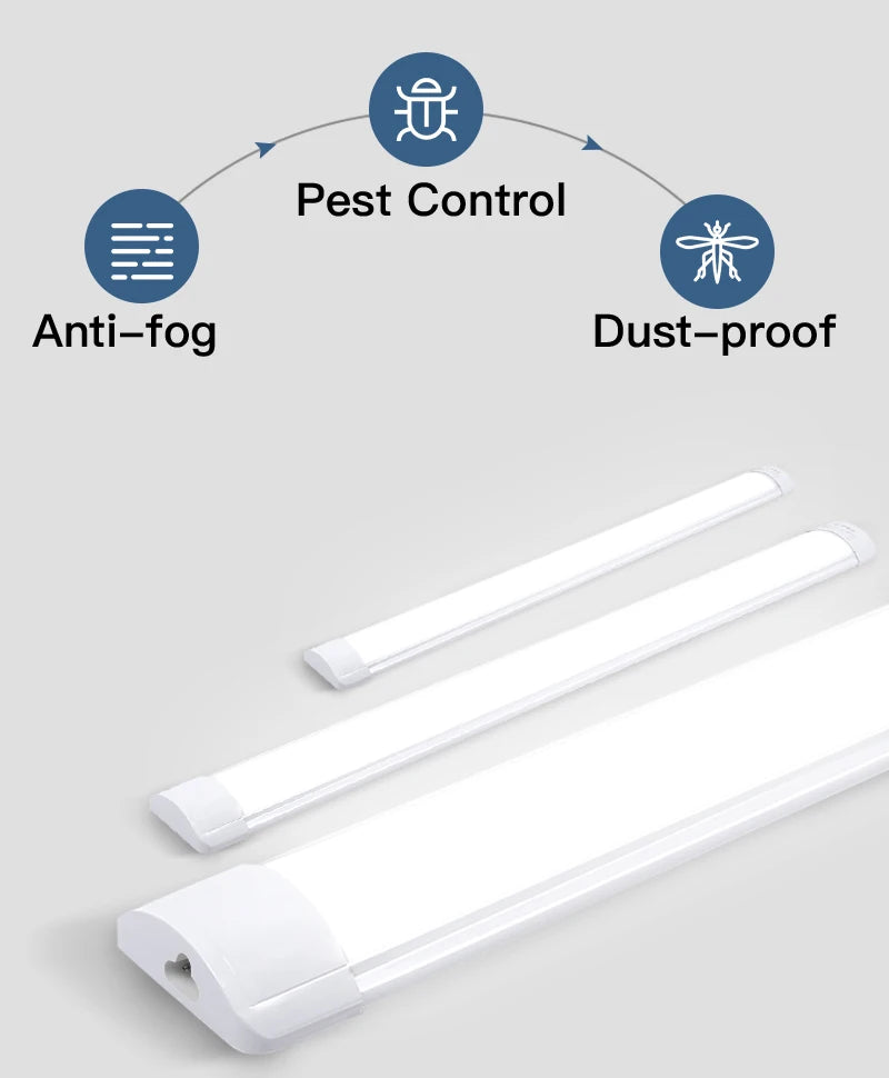 Lampka LED pod szafkę kuchenną 5W 10W 20W – zimna/ciepła biel 220V