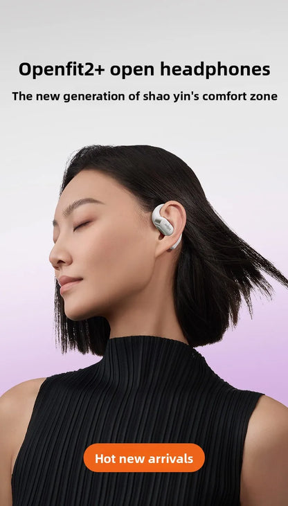 Shokz OpenFit 2+ słuchawki open-ear z Dolby Audio