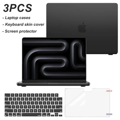 Etui do MacBook Air 13 M5 M4 M3 M2 / Air 15 M5 / Pro 14 16 M5 – matowa obudowa ochronna z powłoką anty-odcisk