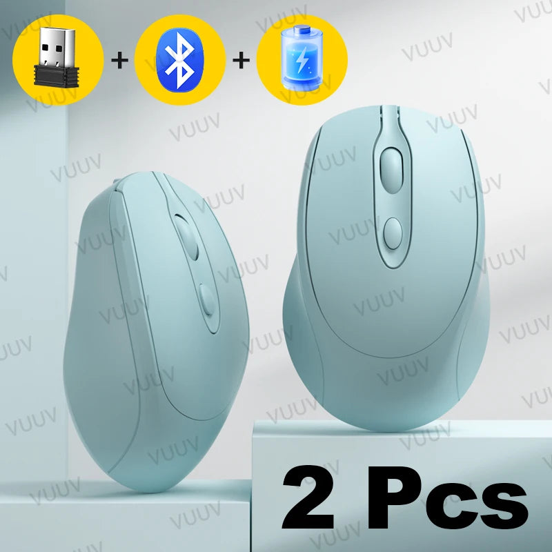 Mysz bezprzewodowa kompaktowa Bluetooth 1600DPI cicha