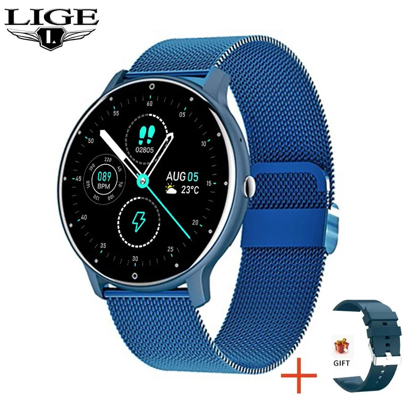 Smartwatch LIGE – Rozmowy Bluetooth, Puls, Tlen we Krwi, Tryby Sportowe