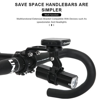 RIDERACE Bicycle Computer Holder Bike Handlebar Camera Mount Cycling Stopwatch Speedometer Bracket for Garmin Edge Bryton CatEye