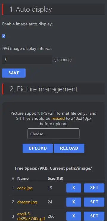 Inteligentna stacja pogody z zegarem i albumem GIF – GeekMagic SmallTV Ultra