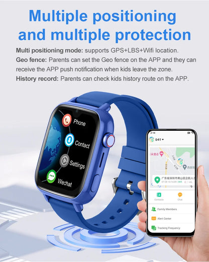 Smartwatch dla dzieci 4G GPS WiFi wideorozmowy SOS KGG