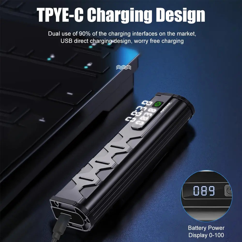 Bicycle Light Front 8/17LED 25500Lumen Bike Light 10000mAh Waterproof Flashlight USB Charging MTB Road Cycling Lamp Accessories