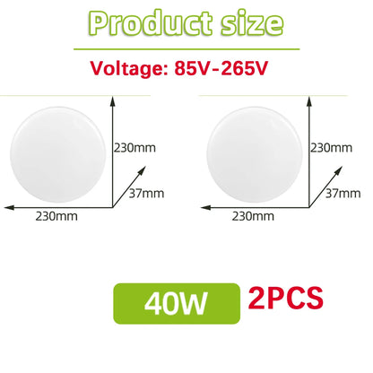 Lampa sufitowa LED 15W-50W nowoczesna do salonu sypialni kuchni