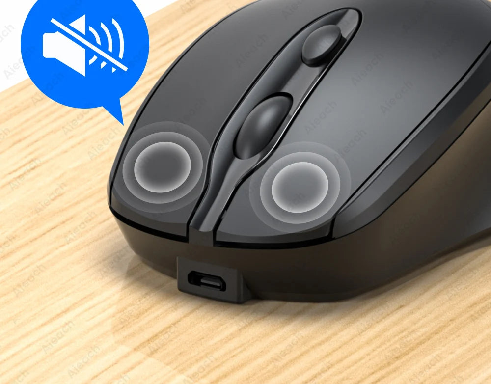 Mysz bezprzewodowa kompaktowa Bluetooth 1600DPI cicha