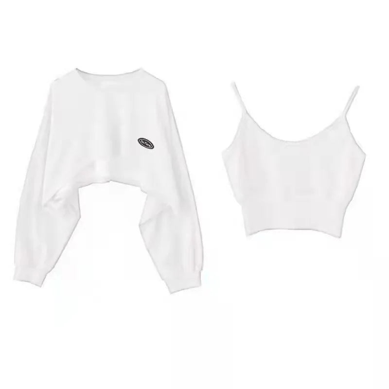 Bluza Damska Oversize Pullover z Kapturem – Jednolity Kolor Streetwear