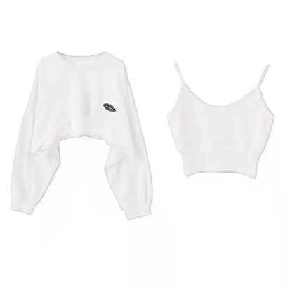 Bluza Damska Oversize Pullover z Kapturem – Jednolity Kolor Streetwear