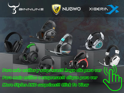 Słuchawki bezprzewodowe NUBWO G06 do PS5 PS4 PC - Gaming