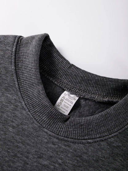 Ciepła Bluza Polarowa Damska bez Kaptura – Luźny Pullover na Jesień Zimę