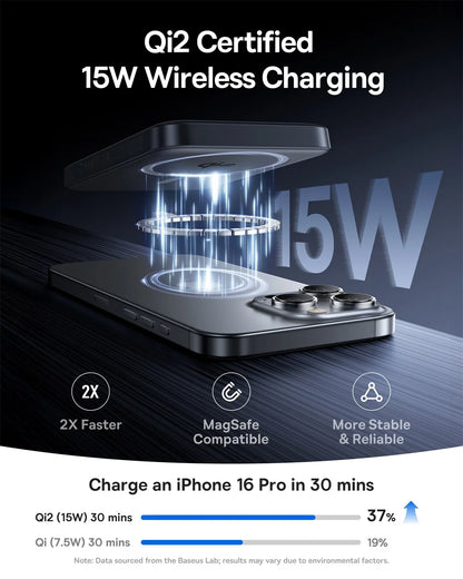 Powerbank Baseus Qi2 10000mAh 15W Magnetyczny iPhone