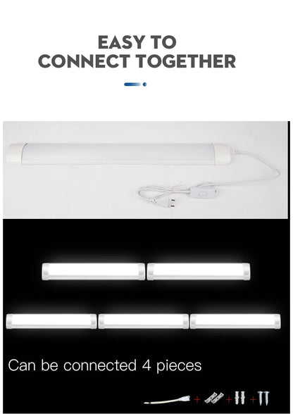 Lampka LED pod szafkę kuchenną 5W 10W 20W – zimna/ciepła biel 220V
