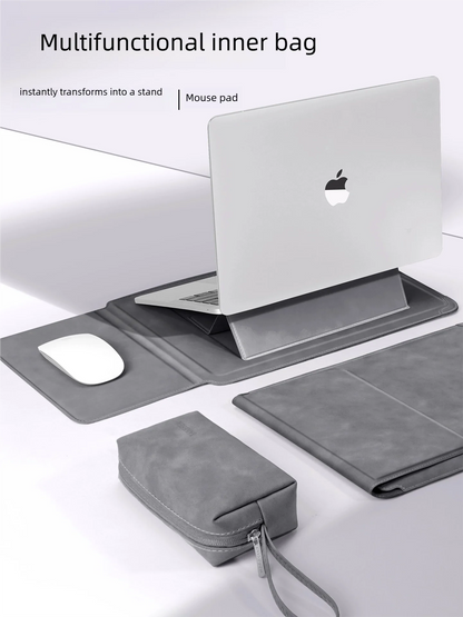Pokrowiec na laptopa 13 14 15 15.6 16 cali z podstawką – etui do MacBooka, HP, Dell, Huawei