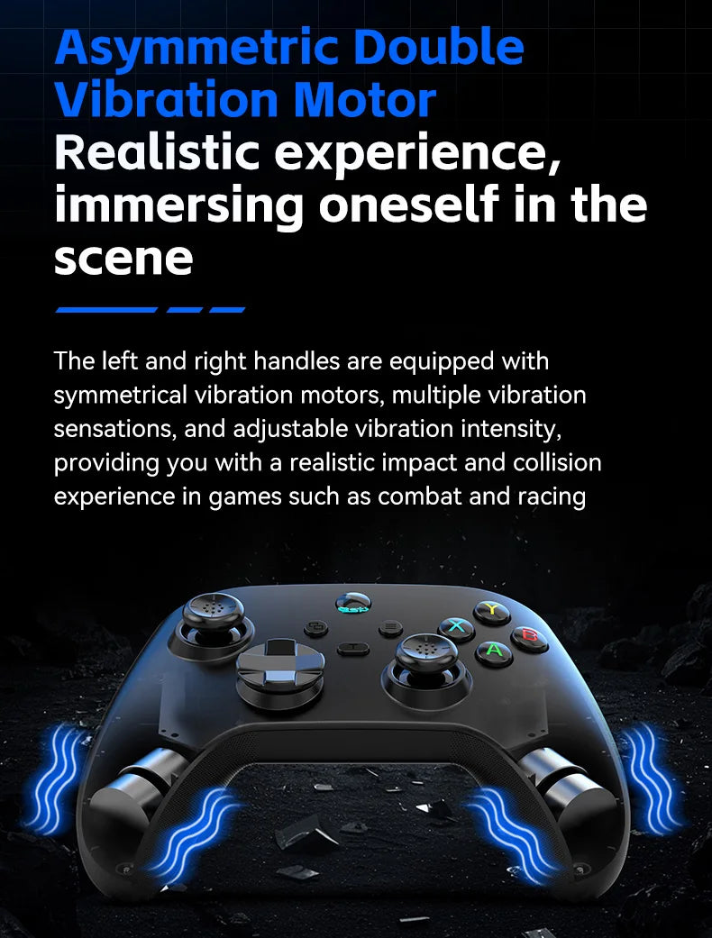 Kontroler G6 Bezprzewodowy do Gier Mobilnych z Hall Trigger i Hall Joystick | Switch / PC / Android / iOS