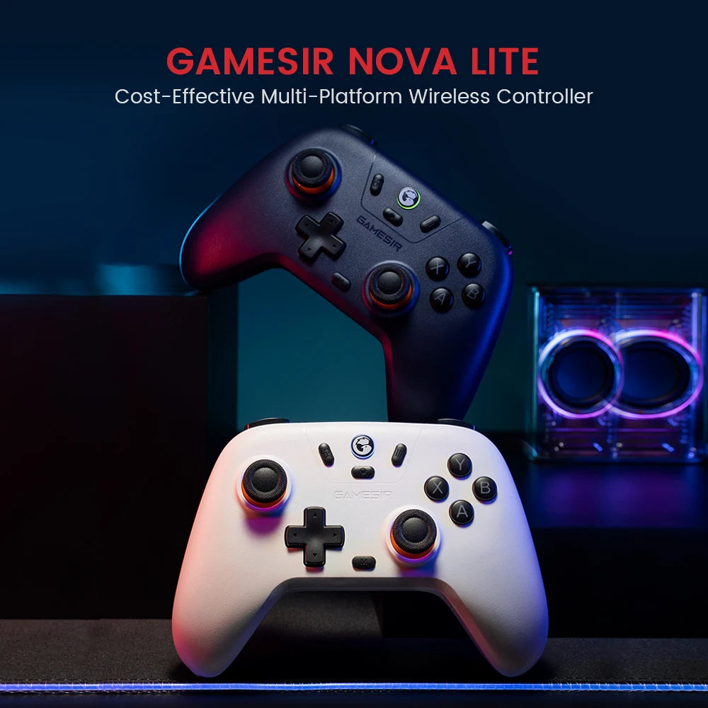 GameSir Nova Lite Bezprzewodowy Gamepad | Bluetooth, Dongle, USB-C | Switch, Android, iOS, PC