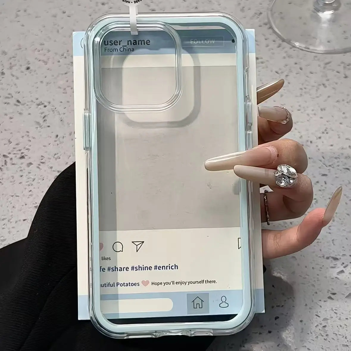 Etui na iPhone z kolorową ramką – przezroczyste, ochronne | iPhone 17 16 15 14 13 12 11 Pro Max Plus