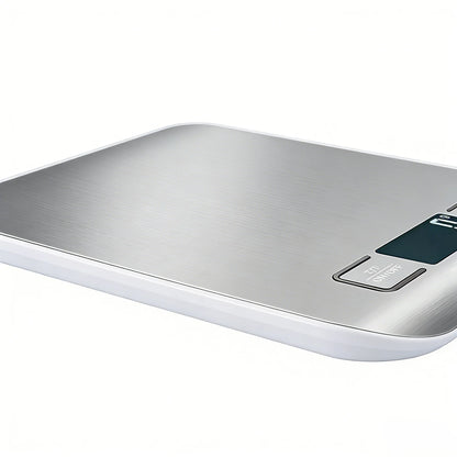 Waga kuchenna cyfrowa 5kg/10kg dokładność 1g wyświetlacz LCD – stal nierdzewna