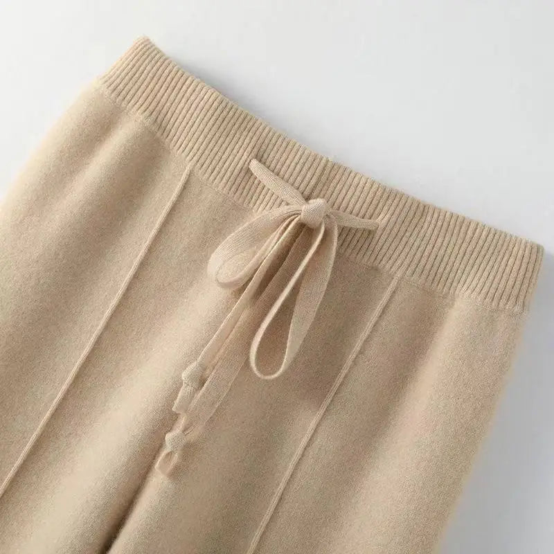 Czarne Spodnie Dresowe Damskie Wide Leg Wysoki Stan – Retro HipHop Korean