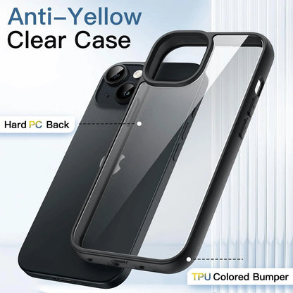 Przezroczyste etui silikonowe do iPhone – ochrona 360° | iPhone 7 8 11 12 13 14 15 16