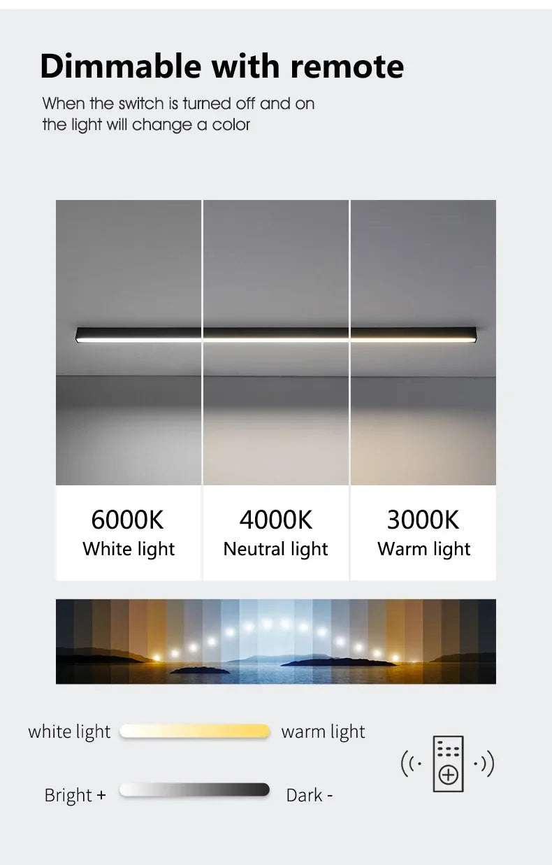 Nowoczesna Lampa Sufitowa LED Nordic – Salon, Kuchnia, Sypialnia, Biuro