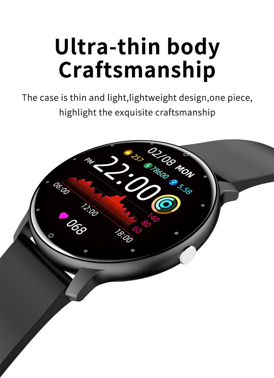 Smartwatch LIGE – Rozmowy Bluetooth, Puls, Tlen we Krwi, Tryby Sportowe