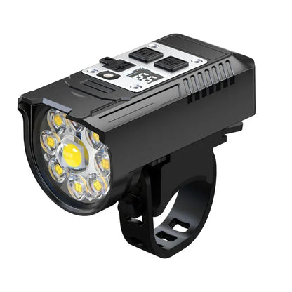 KDULIT 9 LED Bicycle Headlight USB Rechargeable Bike Lamp Super Bright Handlebar Lights Outdoor Waterproof Cycling  Front Light