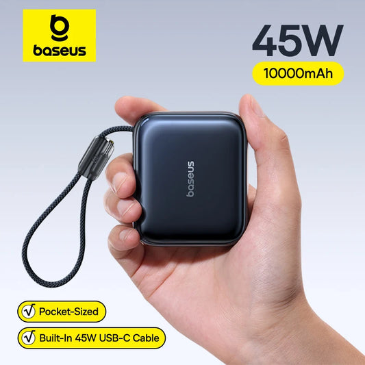 Baseus 45W Power Bank 10000mAh USB-C - Szybkie ładowanie