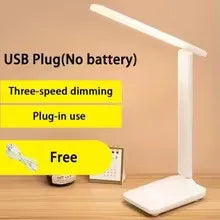 Składana Lampka Biurkowa LED USB z Dotykowym Ściemniaczem – Ochrona Oczu