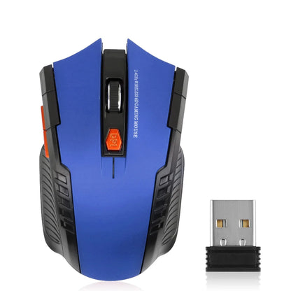 Mysz bezprzewodowa 2.4G 1600DPI 6 przycisków USB do PC i laptopa