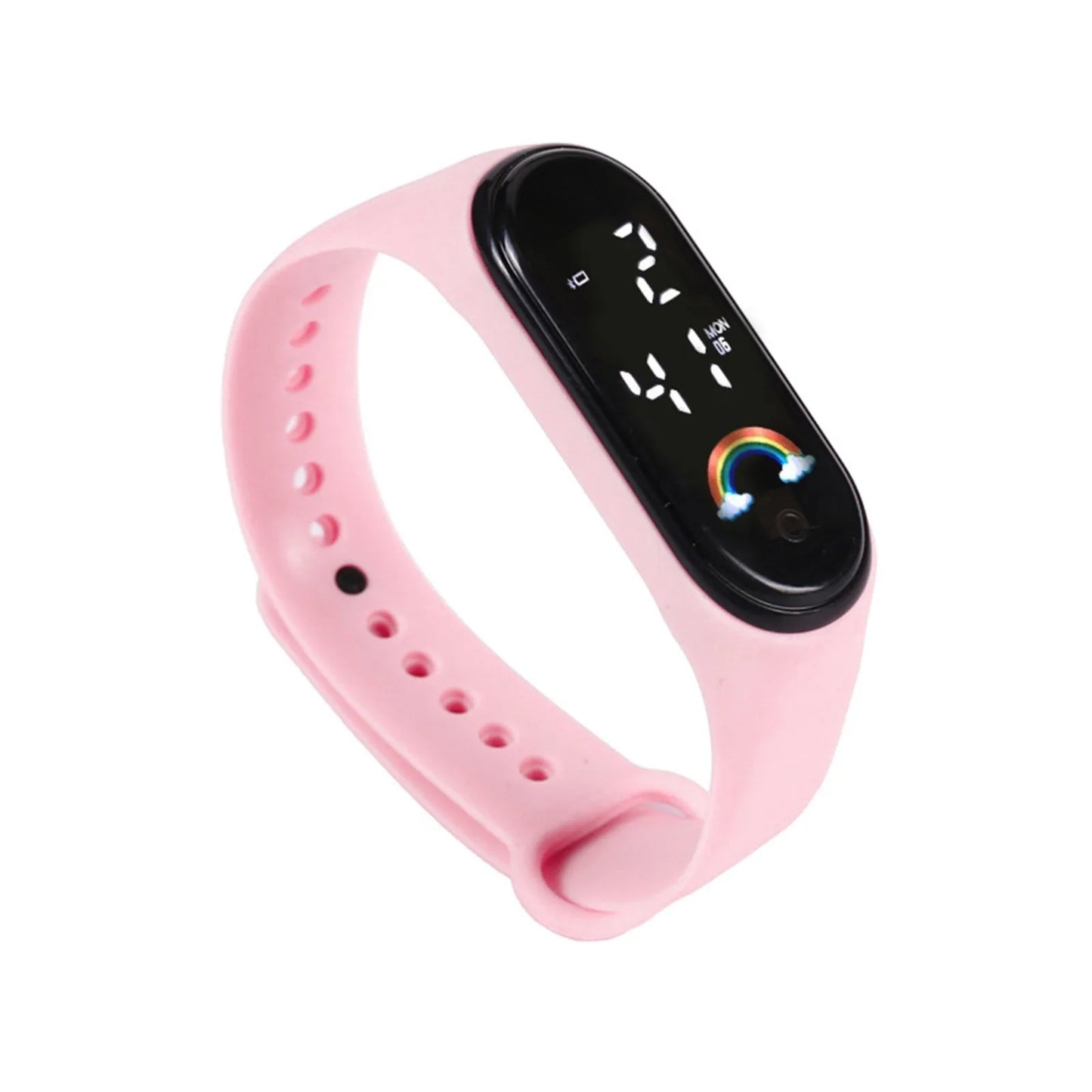 Smartwatch dla dzieci z cyfrowym wyświetlaczem – zegarek sportowy na silikonowej bransolecie