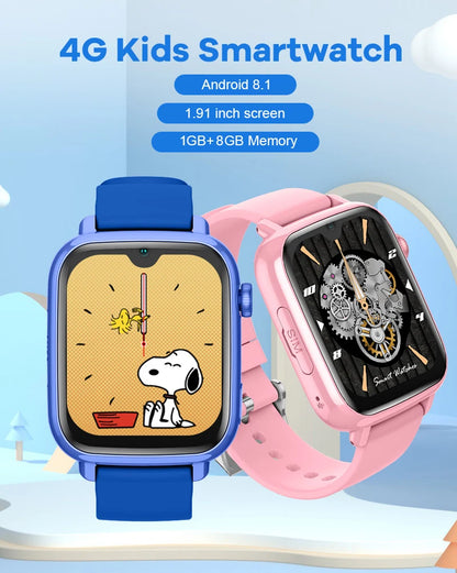 Smartwatch dla dzieci 4G GPS WiFi wideorozmowy SOS KGG