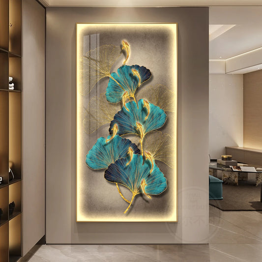 Kinkiet LED Ceramiczny Ginkgo – Nowoczesna Lampa Ścienna do Salonu, Sypialni i Jadalni