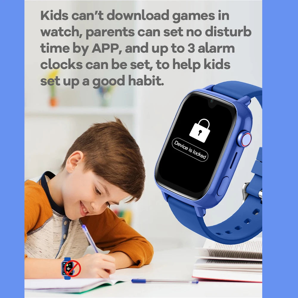 Smartwatch dla dzieci 4G GPS WiFi wideorozmowy SOS KGG