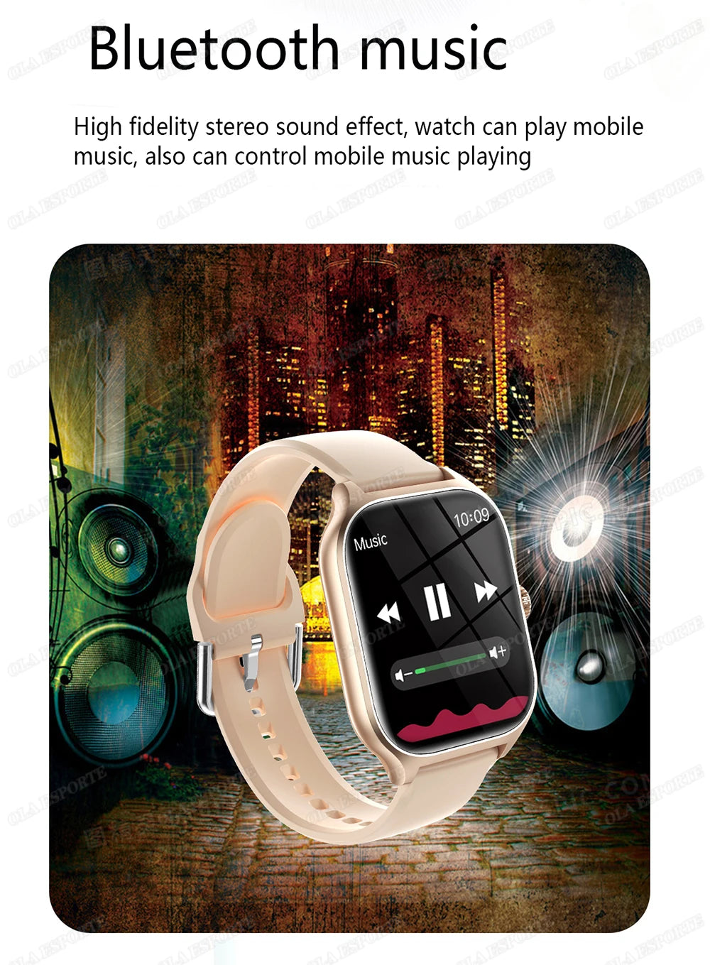 Smartwatch z rozmowami Bluetooth, monitorem zdrowia i ekranem 1.83" – dla niej i dla niego