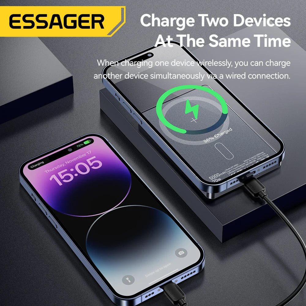 Powerbank magnetyczny 20W 5000mAh do iPhone MagSafe