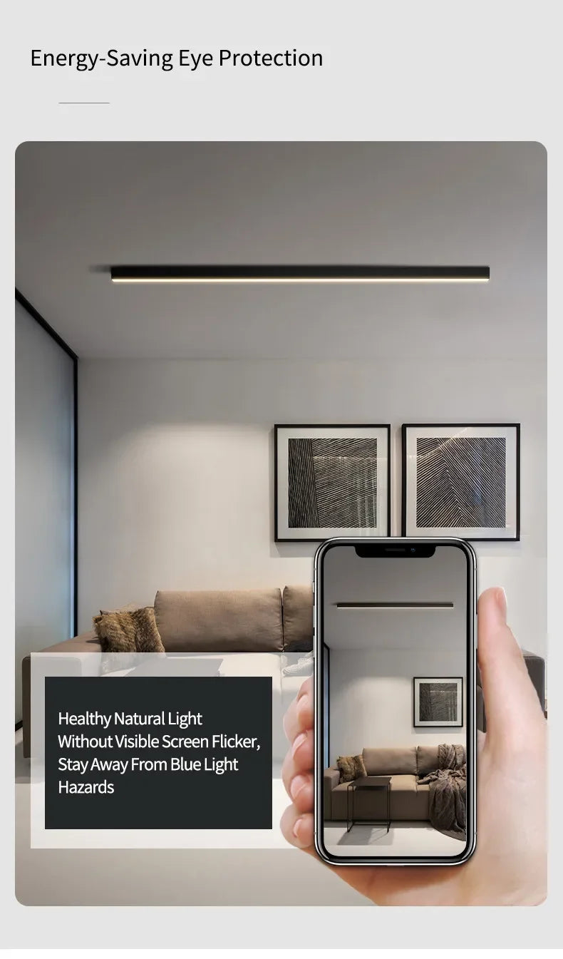 Nowoczesna Lampa Sufitowa LED Nordic – Salon, Kuchnia, Sypialnia, Biuro