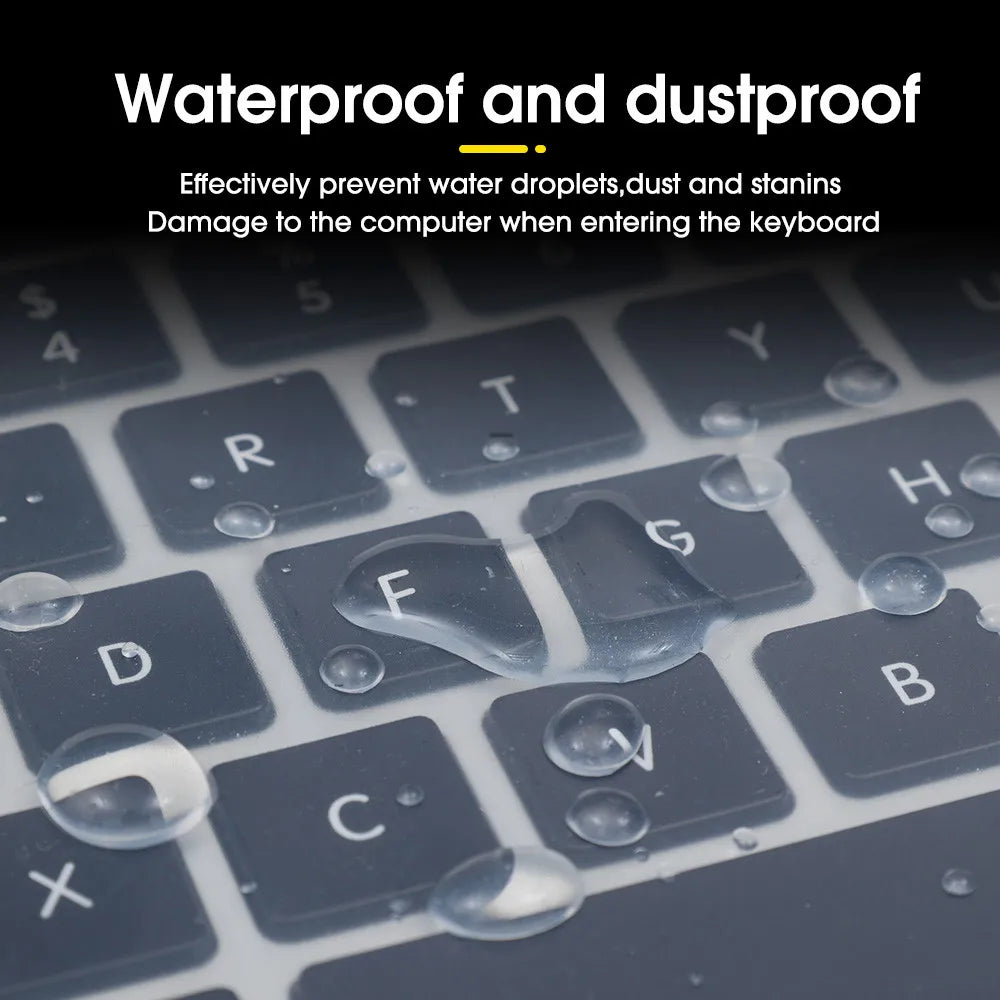 Silikonowa osłona klawiatury laptopa 13-14" i 15-17" - ochrona przed kurzem i wodą