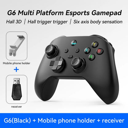 Kontroler G6 Bezprzewodowy do Gier Mobilnych z Hall Trigger i Hall Joystick | Switch / PC / Android / iOS