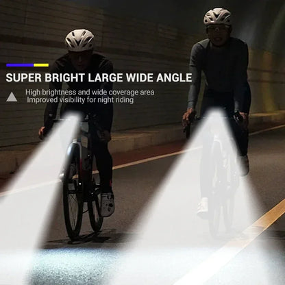 KDULIT 9 LED Bicycle Headlight USB Rechargeable Bike Lamp Super Bright Handlebar Lights Outdoor Waterproof Cycling  Front Light