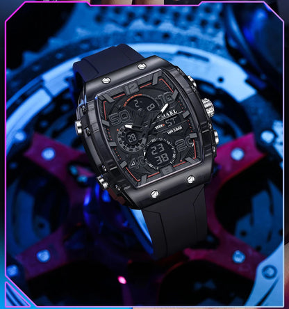 Smartwatch SMAEL 8109 – Dual Display, LED, Wodoszczelny 5ATM, Stoper i Alarm