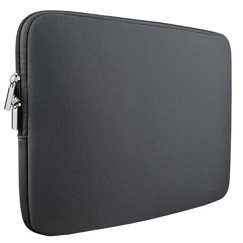 Etui na laptopa 13 14 15 15.6 cali - pokrowiec do MacBook Lenovo Dell - bawełniana torba z suwakiem