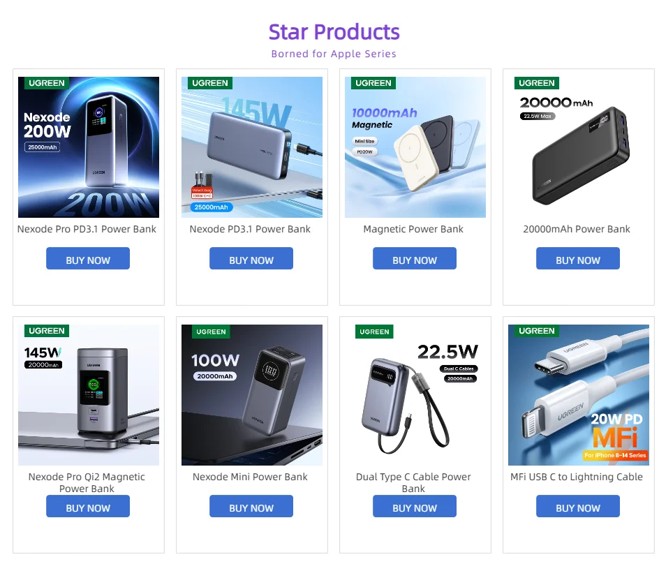 PowerBank 10000mAh MagSafe Wireless 20W do iPhone