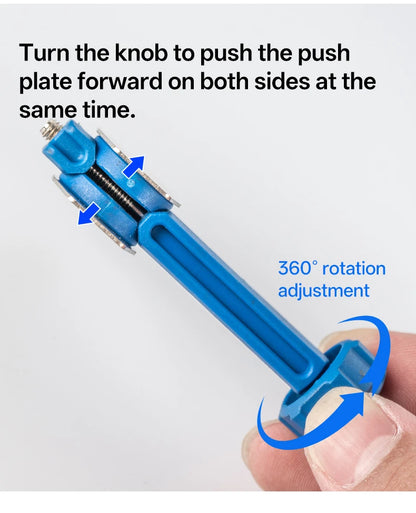 Portable Bicycle Brake Pad Spreader Tool 360° Rotatable Bike Oil Disc Piston Reset Hydraulic Brake Caliper Piston Extension
