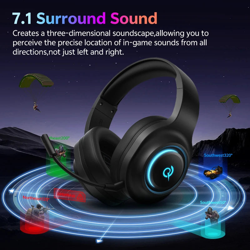 Słuchawki Bluetooth QCY Heroad V200 - 50mm Driver